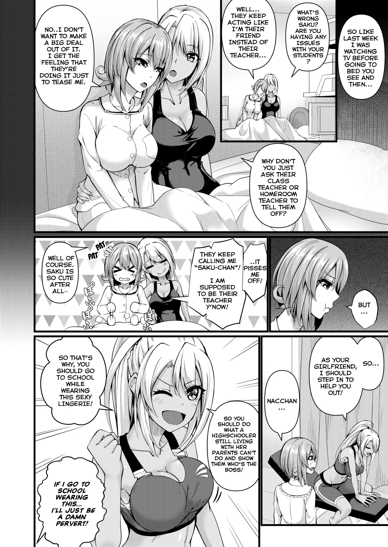 Hentai Manga Comic-Futanari Gym Employee Serious Highschool Teacher-Read-4